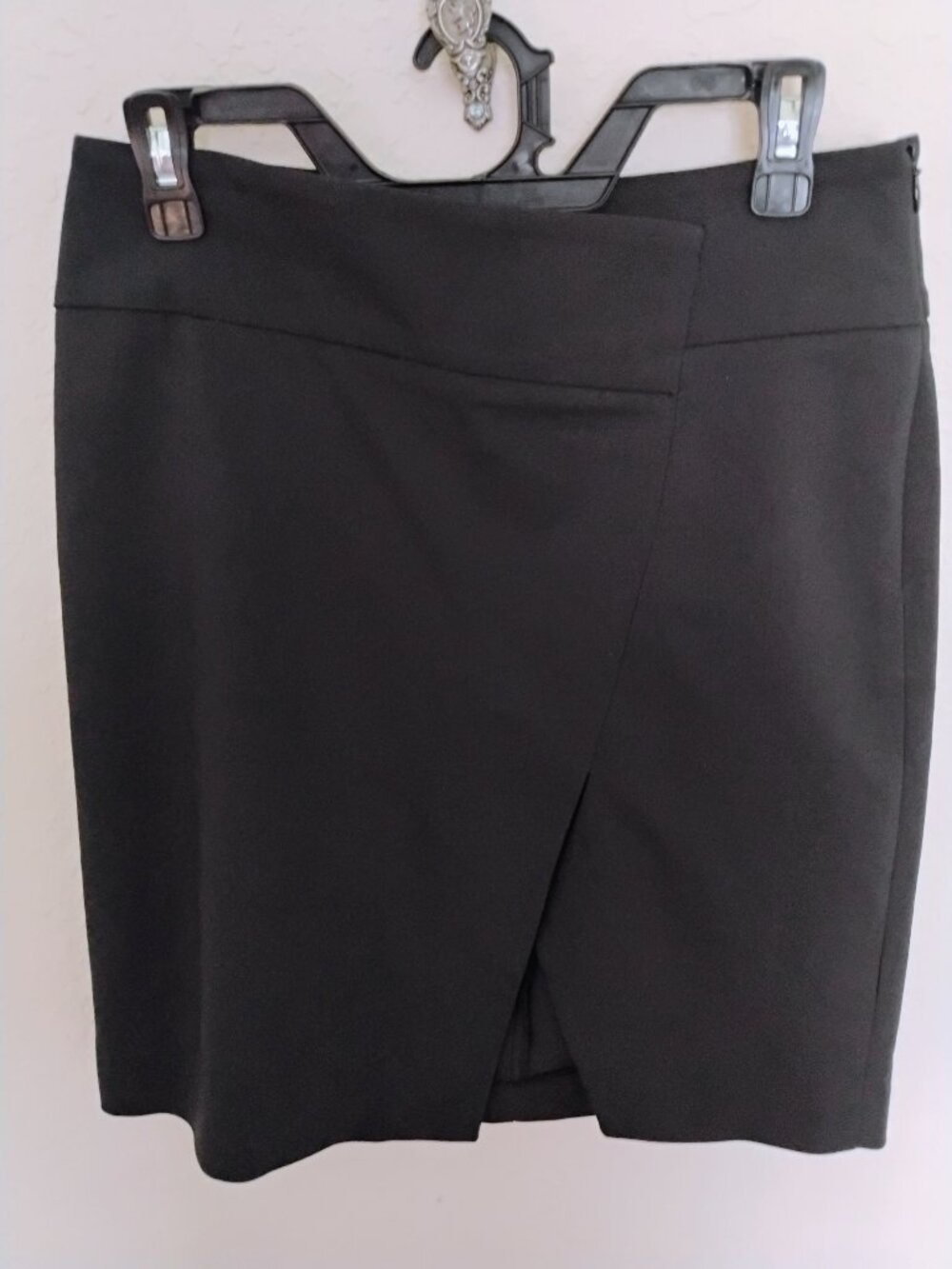 Philosophy Black Wrap Mini Skirt Size 6